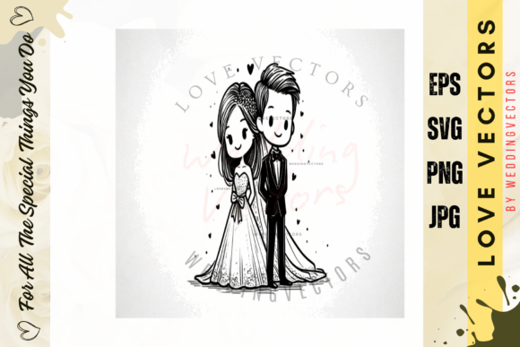 C4272: Crafting Romance with Wedding & Love Vectors