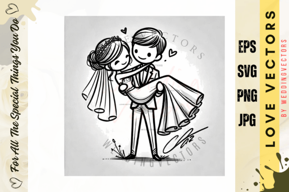 C4619: Crafting Timeless Wedding Branding with Elegant Vectors
