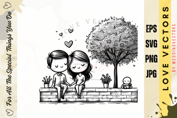 C464: Elegant Wedding & Love Vectors for Designers