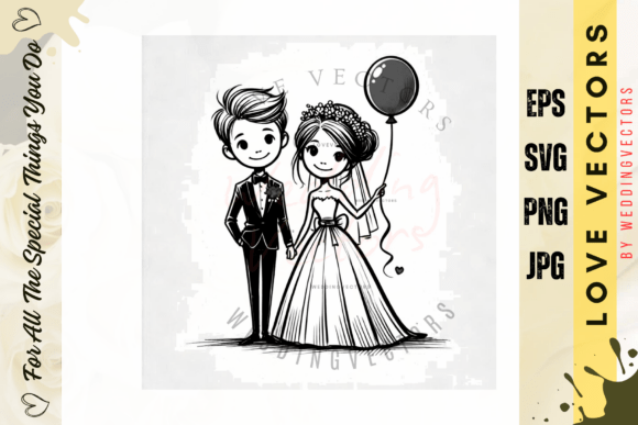 C4733: A Guide to Wedding Couple and Love Vectors