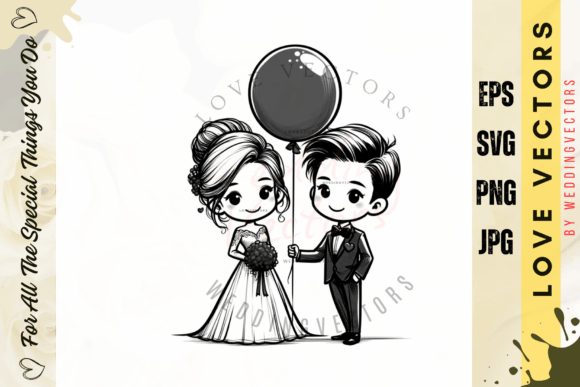 Elevate Your Invitations with C4564 Wedding Vectors