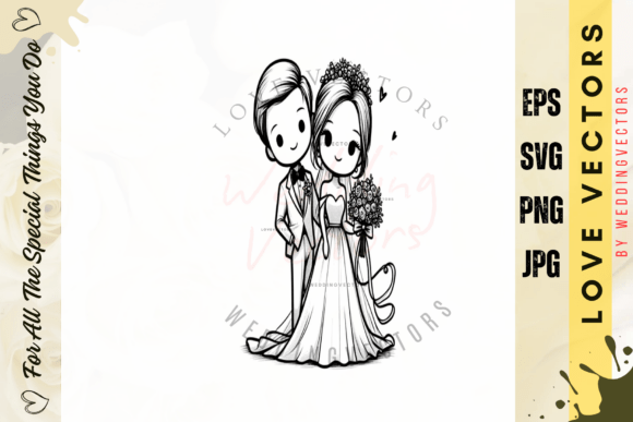 Love in Every Detail: Exploring the C4612 Wedding Vectors