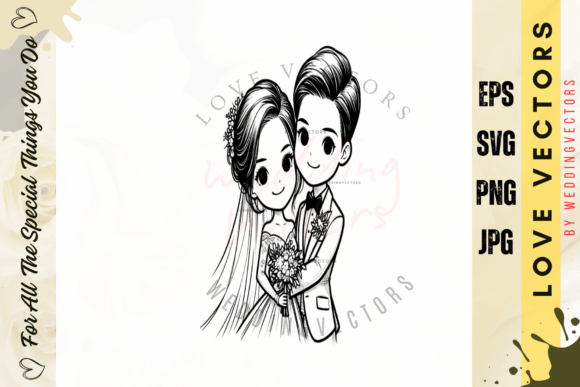 Wedding Couple and Love Vectors: A Designer's Asset Guide