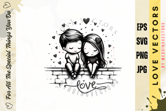 Wedding Couple and Love Vectors - C4629: A Designer's Guide