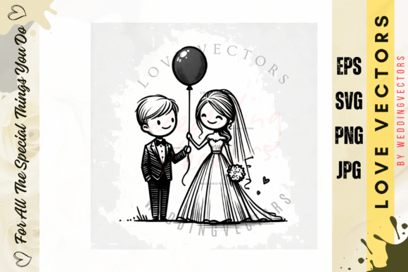 Wedding Couple and Love Vectors: Capturing Matrimonial Bliss
