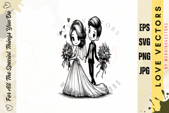 Wedding Couple and Love Vectors: The C4628 Story